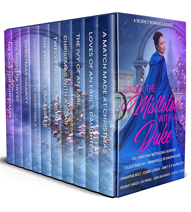 在槲寄生下与公爵：圣诞历史浪漫小说套装