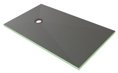 Receveur de douche recoupable sur mesure - 160 x 90cm - Ép.40mm - receveur de douche à carreler - Résistant à l'humidité