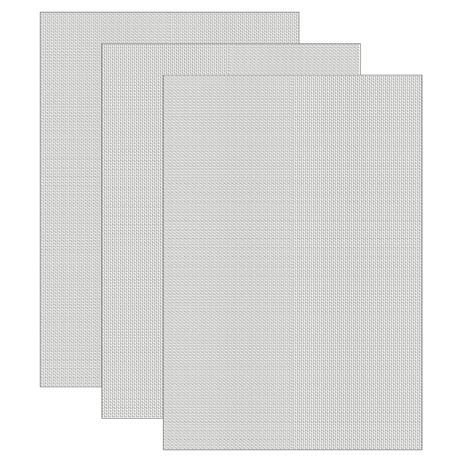 3 Pezzi A4 Rete Metallica In Acciaio Inossidabile Inox Maglia del Roditore Foglio della Maglia Tessuta 1 mm Rete di Rinforzo Griglia Filtro Per Porte Prevenire Topi Insetti E Serpenti, 210 x 300mm
