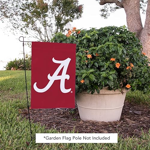 Miniatura 6 de Desert Cactus Bandera de jardín de la Universidad de Alabama UA – 19 x 12 pulgadas, bandera de marea carmesí de Alabama, para exhibición al aire