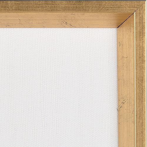 Miniatura 3 de Kate and Laurel Calter - Pinboard de tela de lino enmarcado, 21.5 x 27.5, dorado