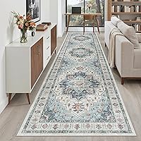 Vista 85 de Madane Alfombra Pasillera Lavable - Alfombras Pasilleras 2x6 para Pasillos de 6 Pies Antideslizante Vintage Alfombra Pasillera de Cocina