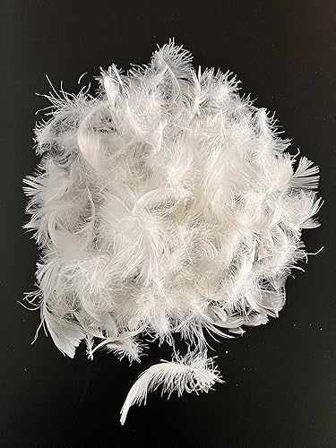 Miniatura 4 de Gran cantidad de plumas rosas, plumas de pato y de ganso blancas, relleno de plumas para almohada, ropa de cama, bricolaje, estándar de EE. UU.