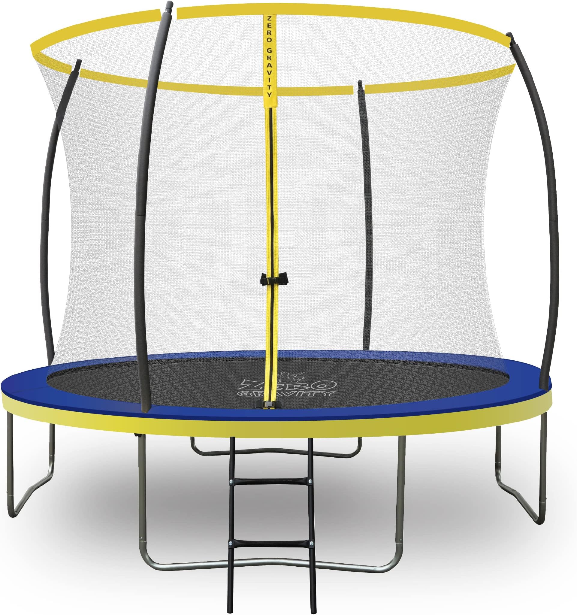 Ultima 4 6ft / 8ft / 10ft / 12ft /14ft Trampoline Round with Safety Enclosure Netting and Ladder…