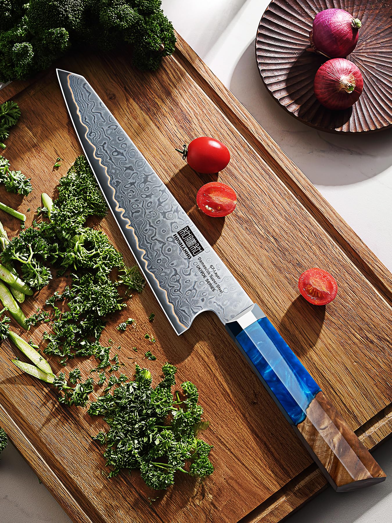 HOSHANHO Damascus Chef Knife - 8" Premium Steel -6