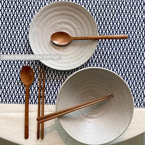 Miniatura 5 de Palillos de madera con revestimiento de laca natural coreana y cuchara utensilios cubiertos azufaifo árbol Ottchil laca china (2 juegos)