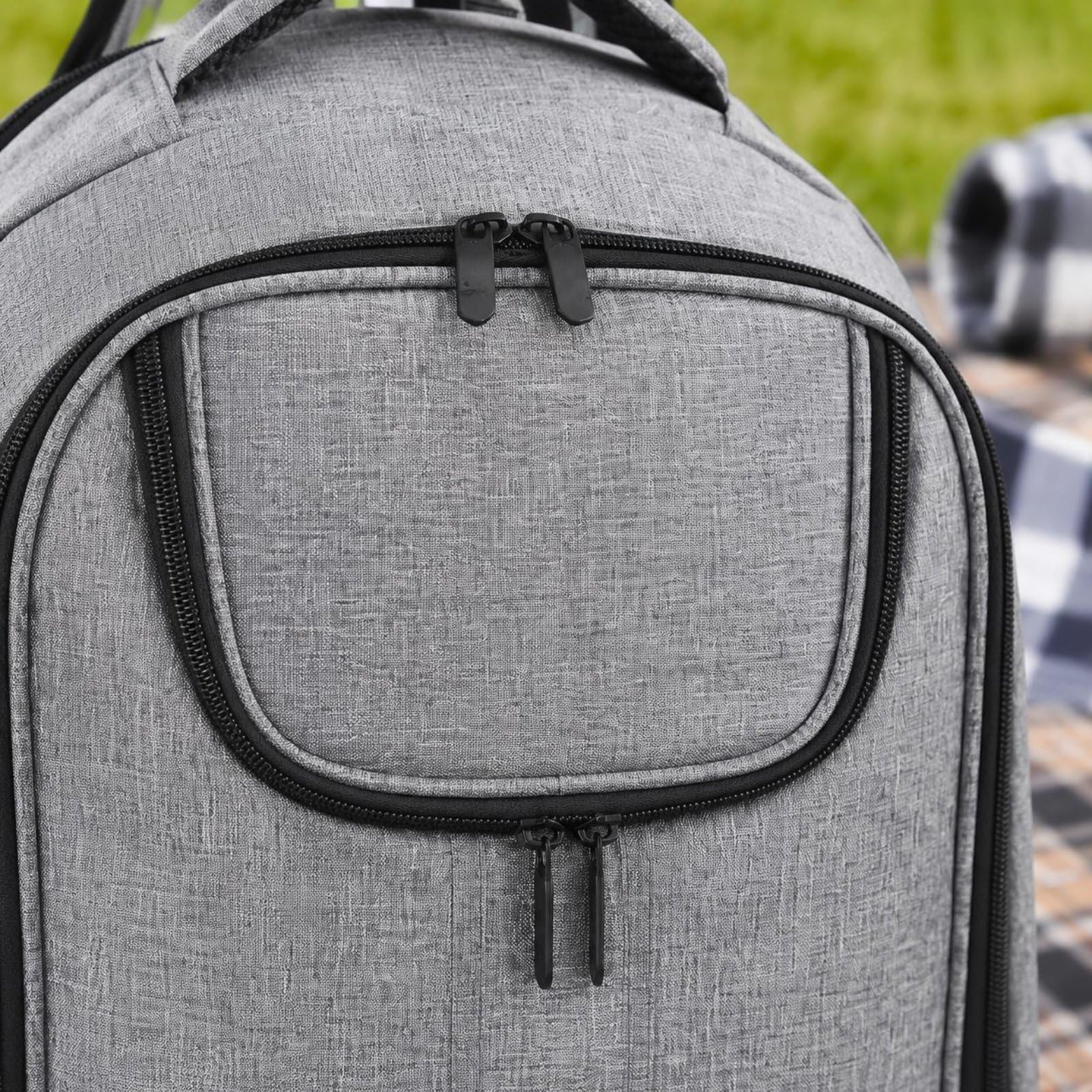 Zaino Isolante Porta Pranzo Picnic Borsa Termica Contenitore Utensili Funzione Termoregolatrice Materiali Diversi Facilità Trasporto Adatto per Picnic