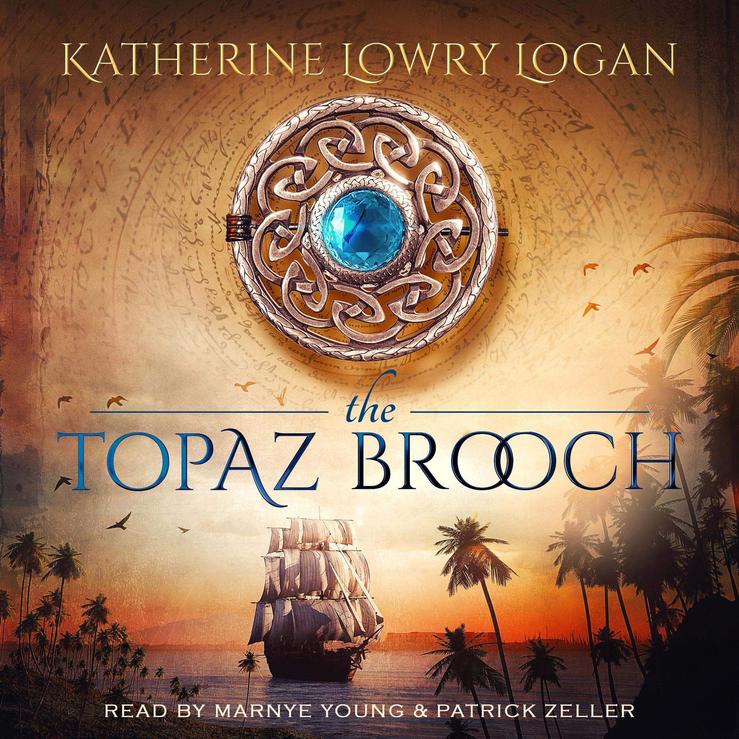 Cover art for The Topaz Brooch (Time Travel Romance)