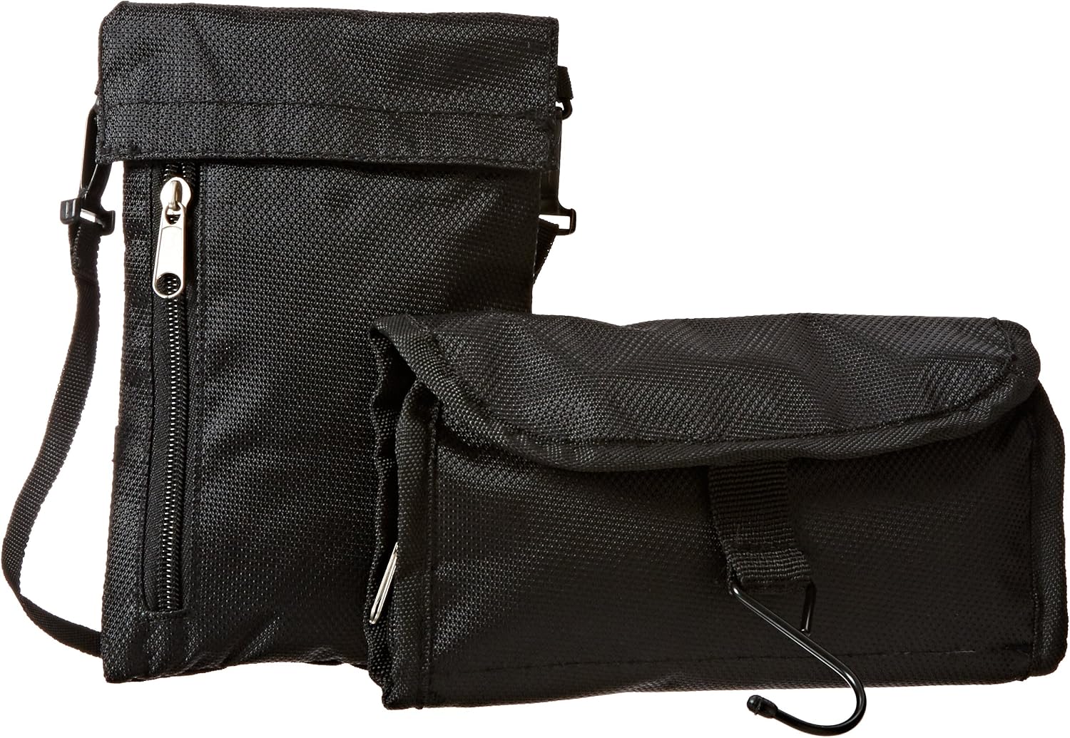Lucas Cabin Luggage Collection - Small Lightweight 16 Inch Under Seat Bag - Garment Briefcase for Men & Women - Carry On Suitcase with 2- Rolling Spinner Wheels (Black)