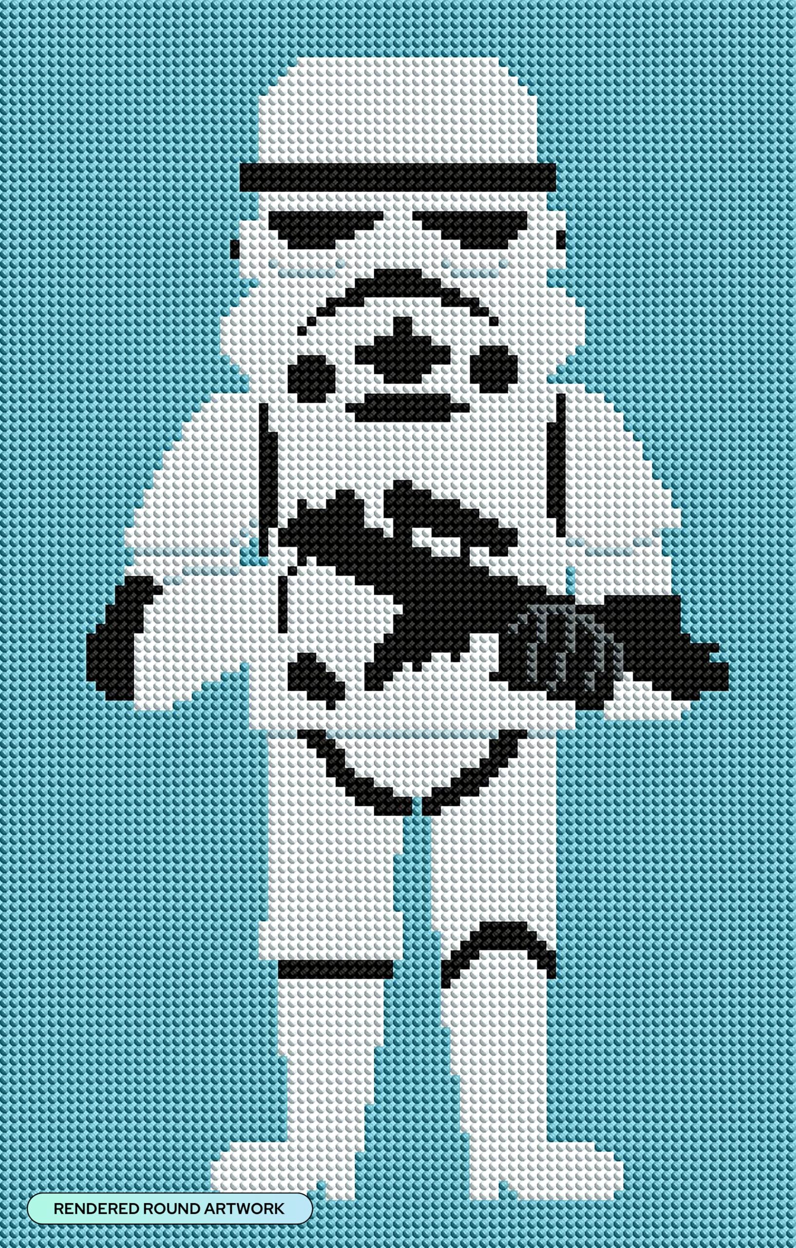 Diamond Art Kits for Adults - Imperial Soldier -2