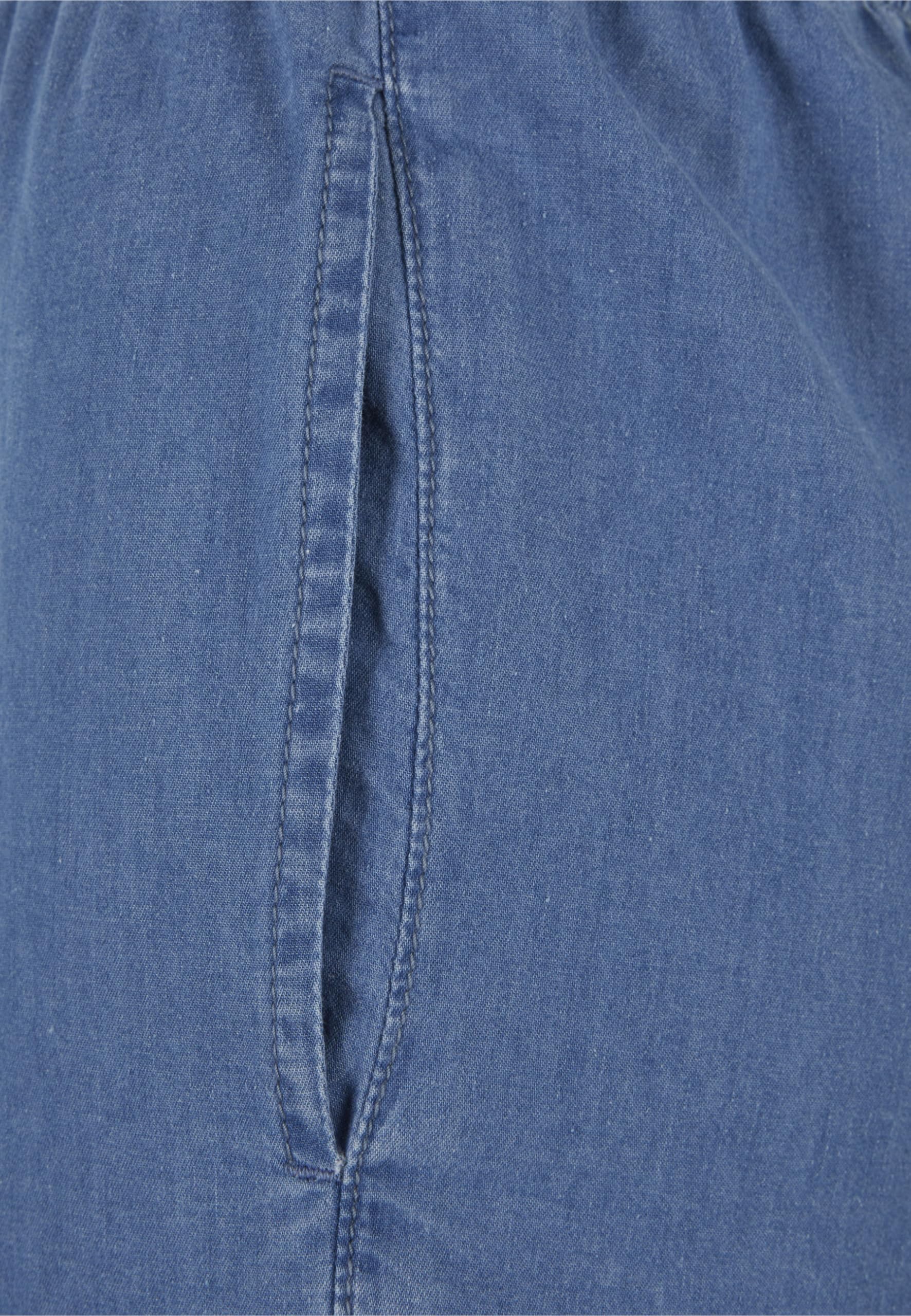 Urban Classics Damskie Spodnie Dresowe Light Denim - Spodnie Kobiety