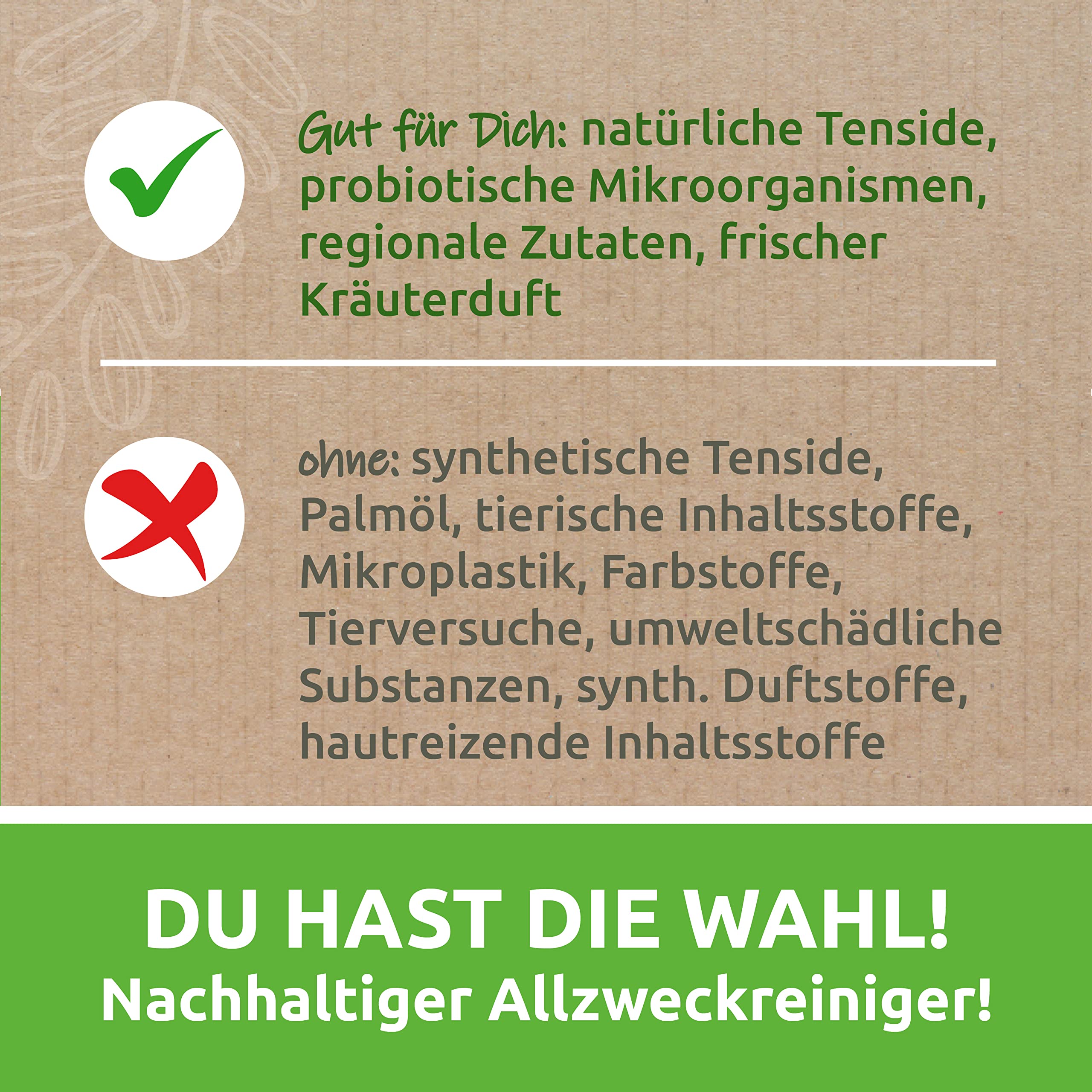 Fischer's EM-Chiemgau Sapalotta – Regionaler Allzweckreiniger mit Effektiven Mikroorganismen 5 L BiB – Seifenkraut & Efeu – Probiotischer Reiniger für alle Oberflächen – Vegan & ECOCERT zertifiziert