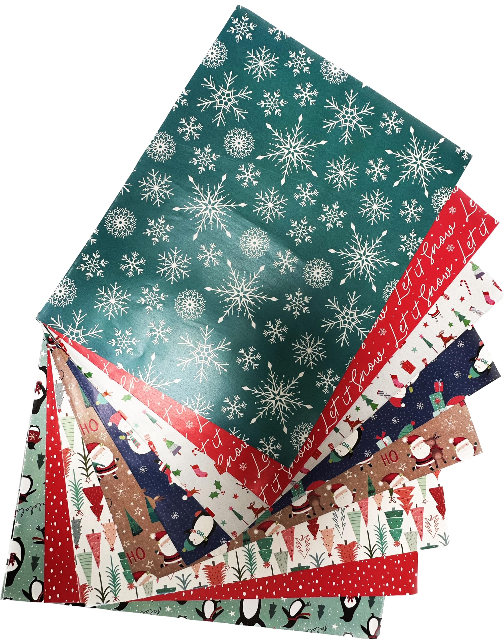 Christmas Wrapping Paper 24 Sheets 70x50cm