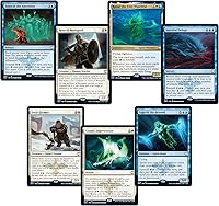 Vista 4 de Magic The Gathering Kaldheim Commander Deck – Phantom Premonition Baraja de 100 cartas lista para jugar Azul-Blanco
