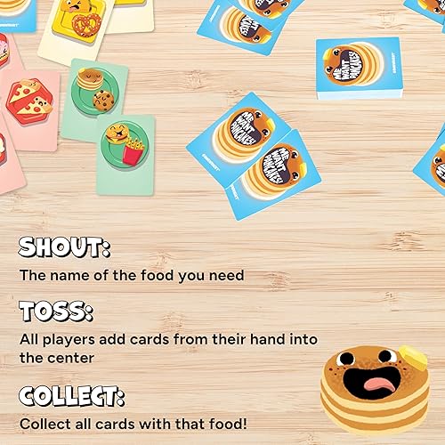 Vista 2 de ¡Quiero panqueques! – El juego de cartas familiar todo lo que puedas comer para a partir de 5 años, 2-6 jugadores