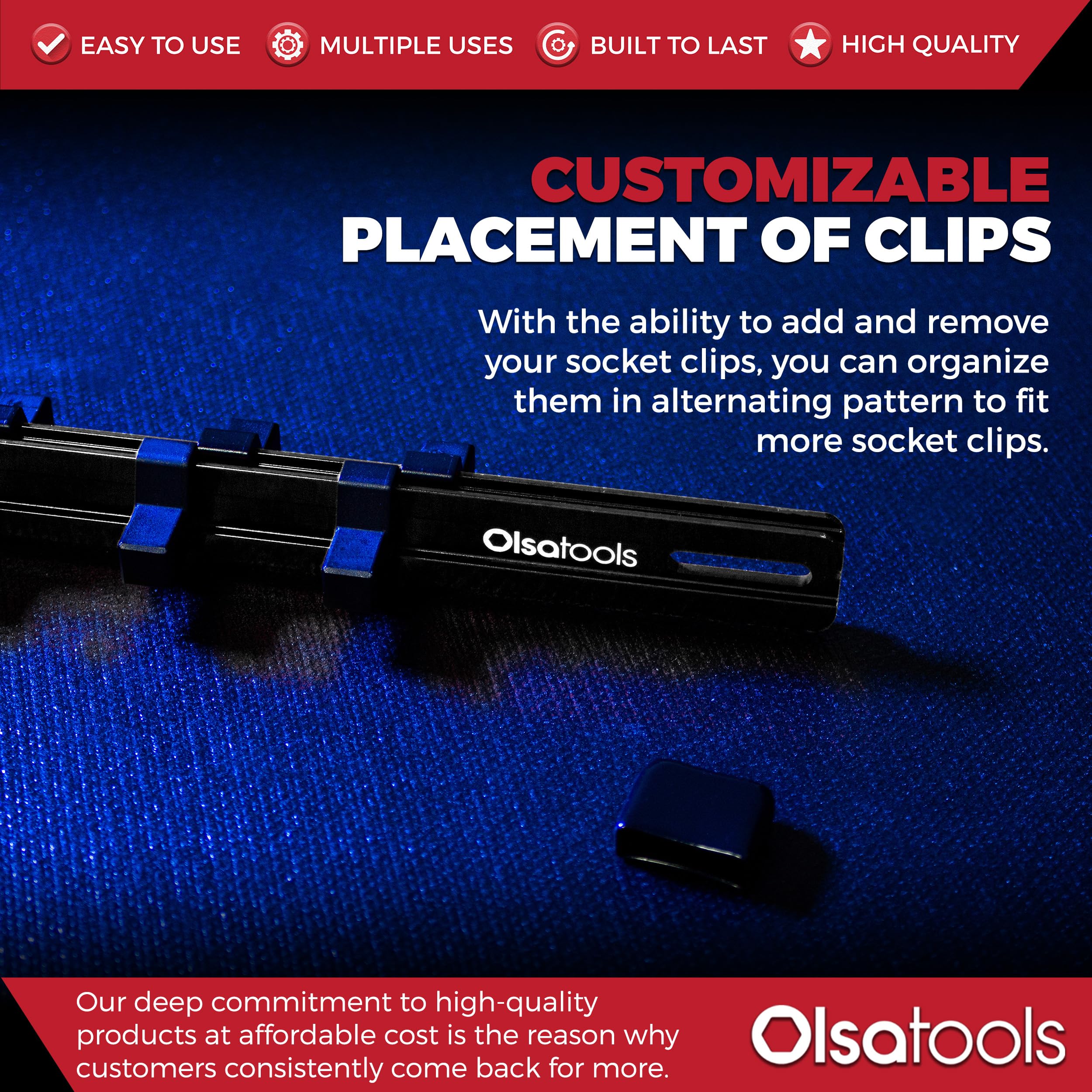 Olsa Tools Socket Rail - Organize Your Sockets! -5 Olsa Tools Socket Rail - Organize Your Sockets! -5