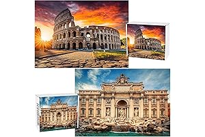 WISHDIAM Italy Puzzles for Adults 1000 Piece