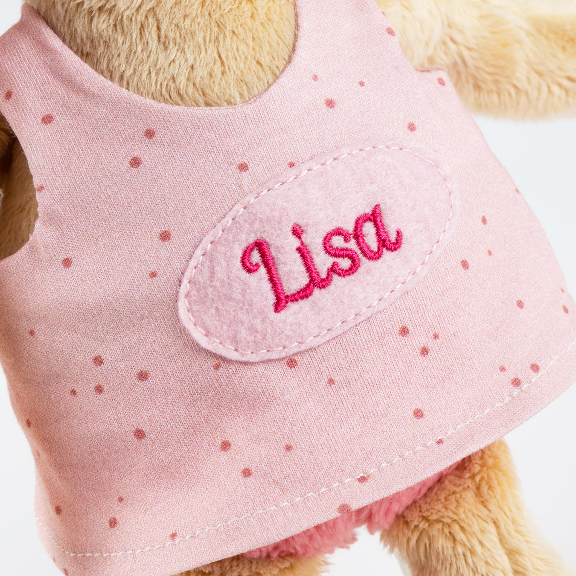 sigikid Caja de música personalizable con nombre bordado y melodía de deseo, regalo de nacimiento o bautismo, ayuda para dormir para recién nacidos, juguete de peluche