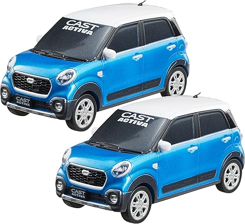 Amazon ダイハツ キャスト アクティバ Daihatsu Cast Activa 1 32 プルバックミニカー 2色セット スプラッシュブルーm スプラッシュブルーm ミニカー ダイキャストカー おもちゃ
