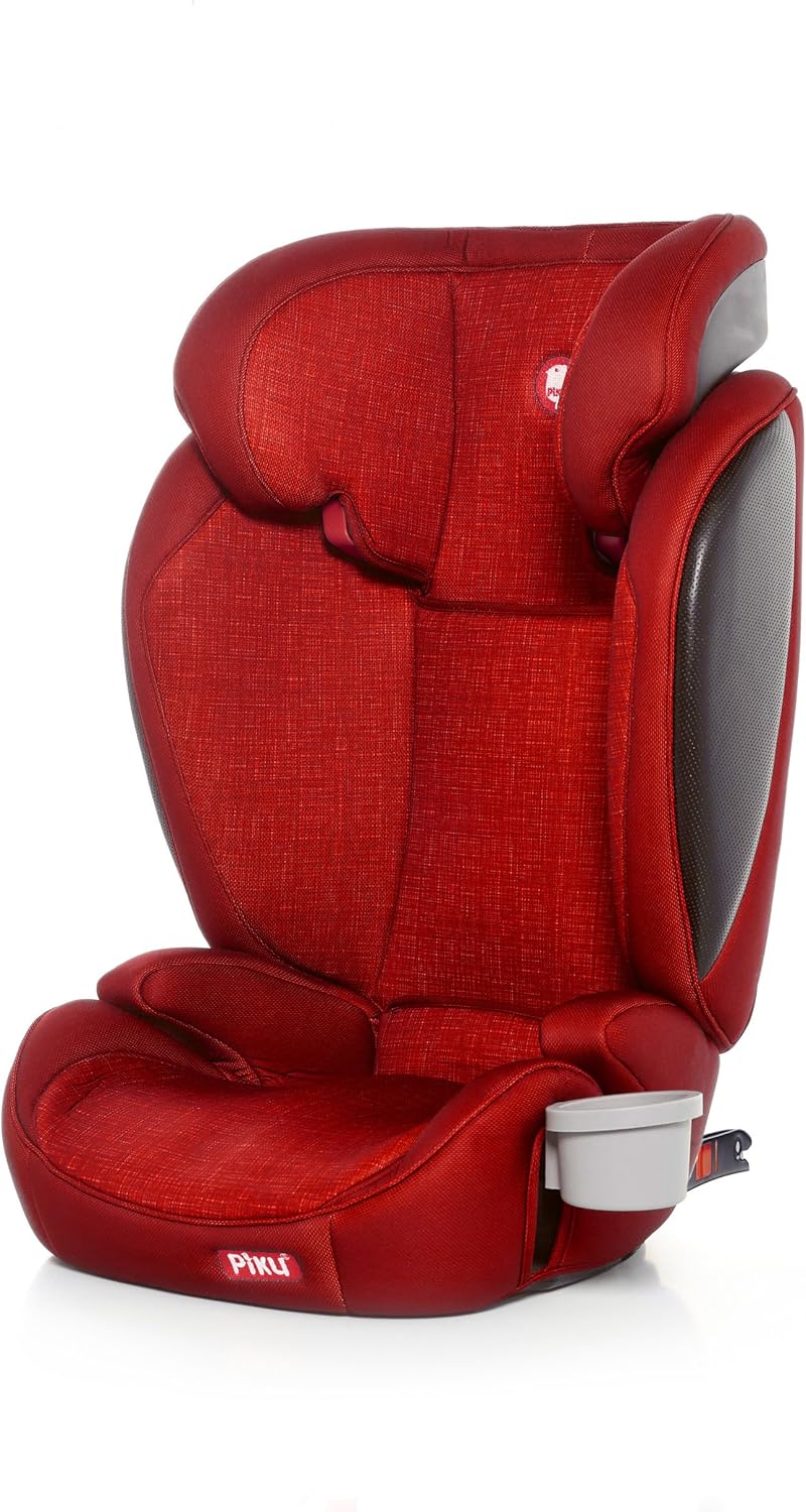 Piku Kliku Fix - Silla de Coche Grupo 2/3, color Rojo