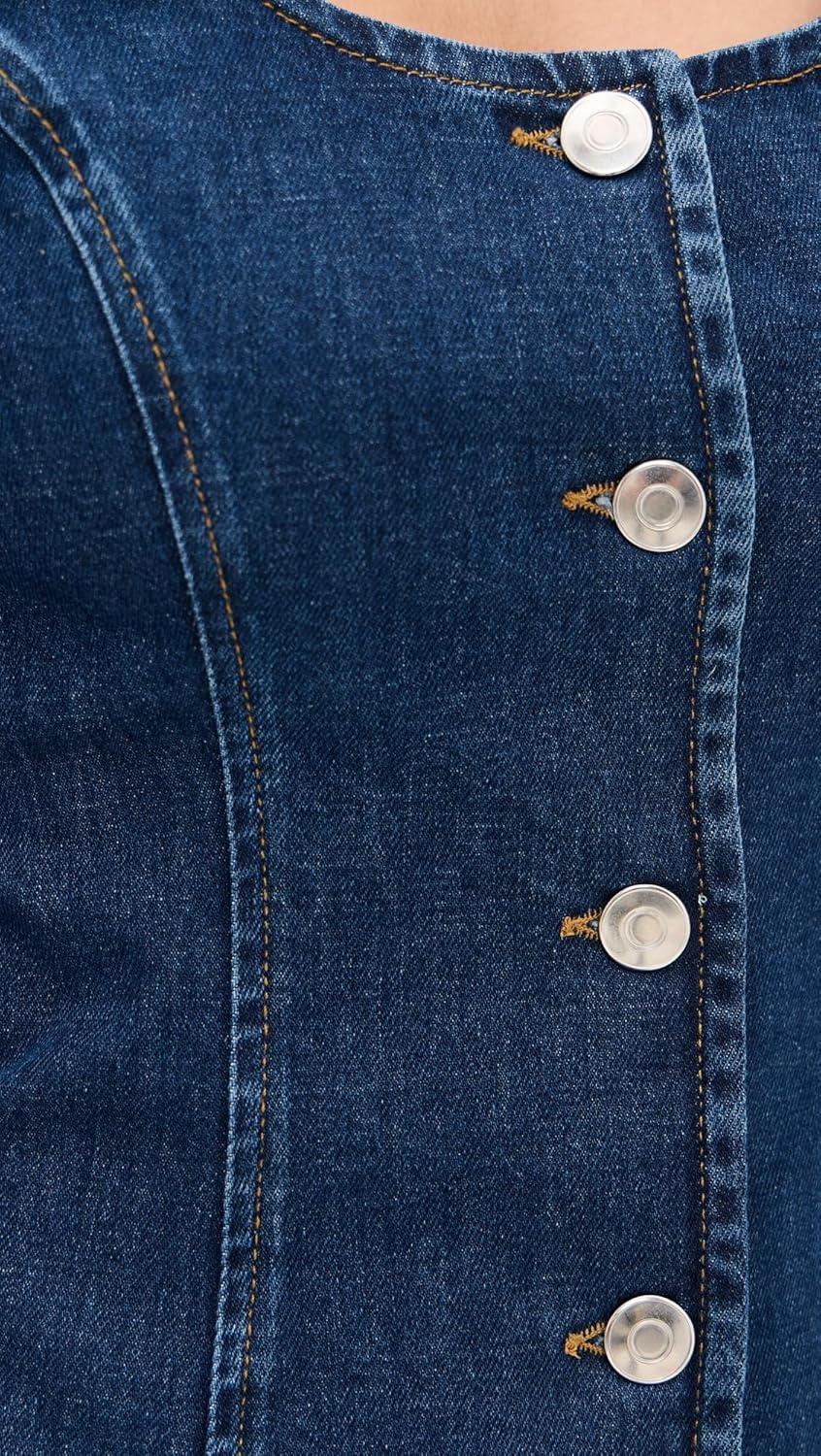 Pax Denim Mini Dress - Image 6