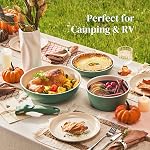 Redchef Pots and Pan Set Non Stick, 16Piece Ceramic Cookware Set Detachable/Removable Handle, Induction Batterie De Cuisine, Stackable Cooking Pot Set, Dishwasher Oven Safe, Non PFAS PFOA & PTFE Green