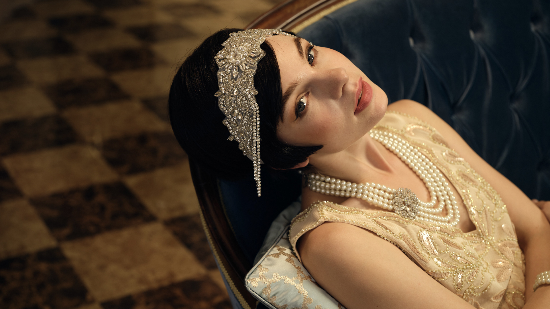 Qianli Art Déco des années 1920 Flapper Headpiece Roaring 20s Great
