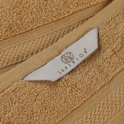 Miniatura 14 de Superior Juego de toallas surtidas de algodón Chevron de 6 piezas, cero torsión, secado rápido, artículos esenciales para el hogar, ducha, spa,