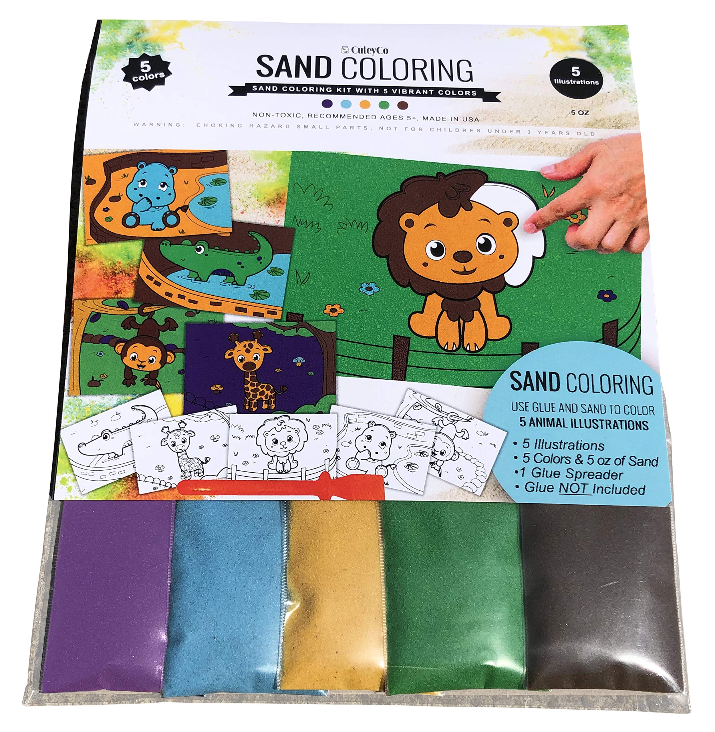 Buy CuteyCo Sand Art Coloring Kit Arts and Crafts for Kids DIY Kids