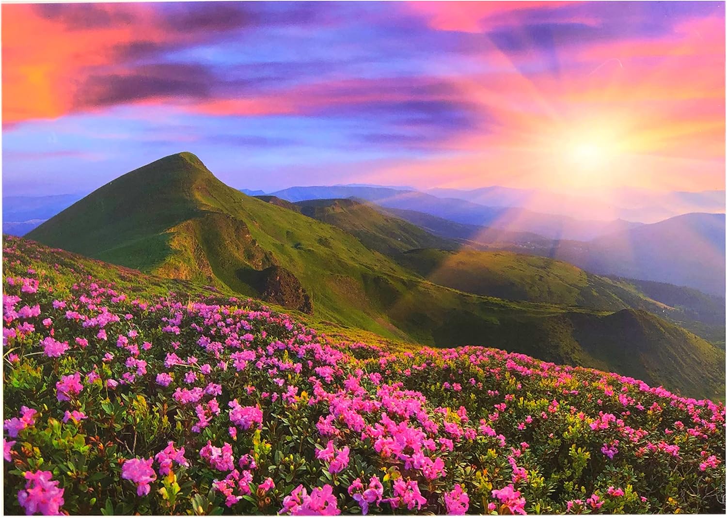 Landscape christmas writing paper