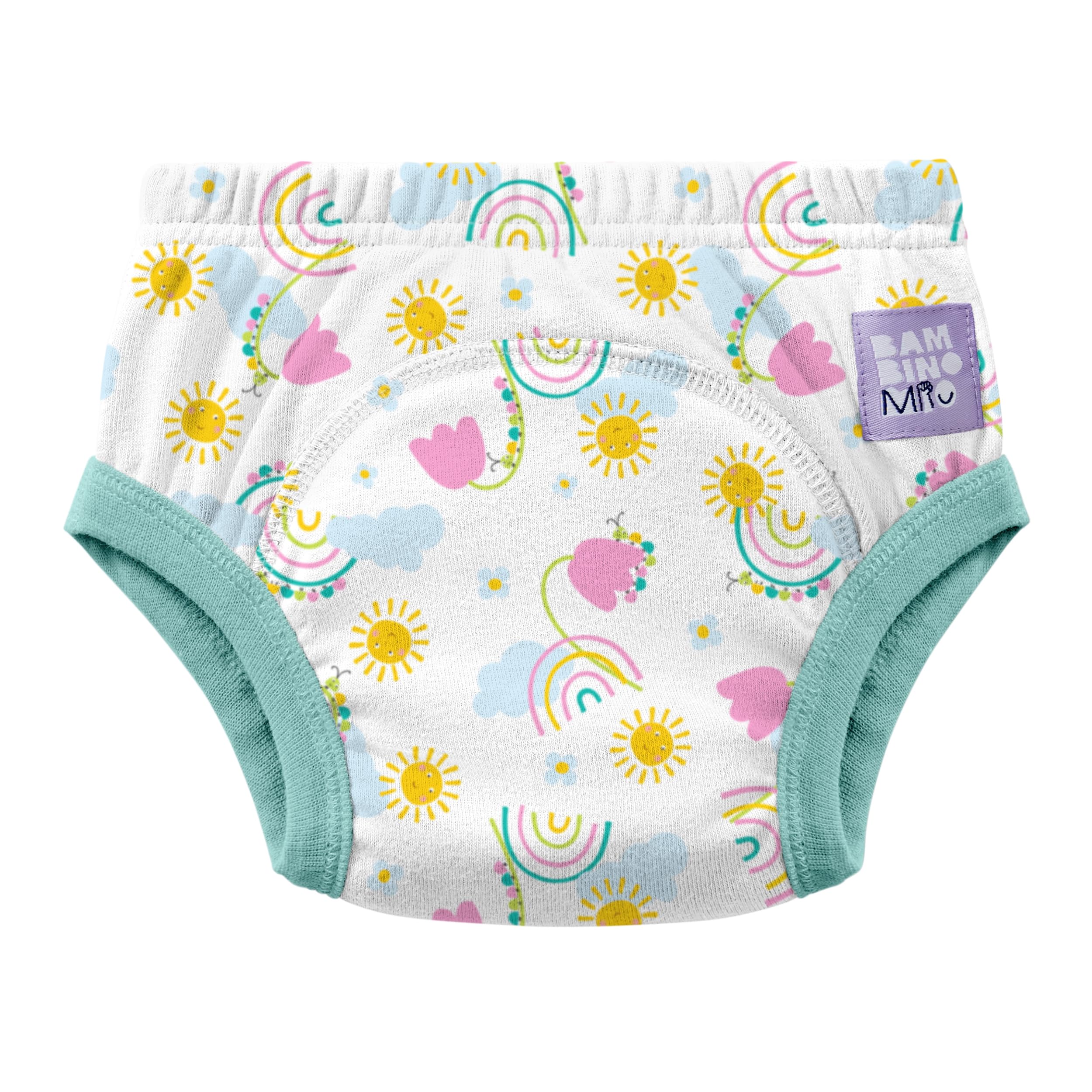 Bambino Mio - Reusable Potty Training Pants - Elite Design - 2-3 Years - Light Green