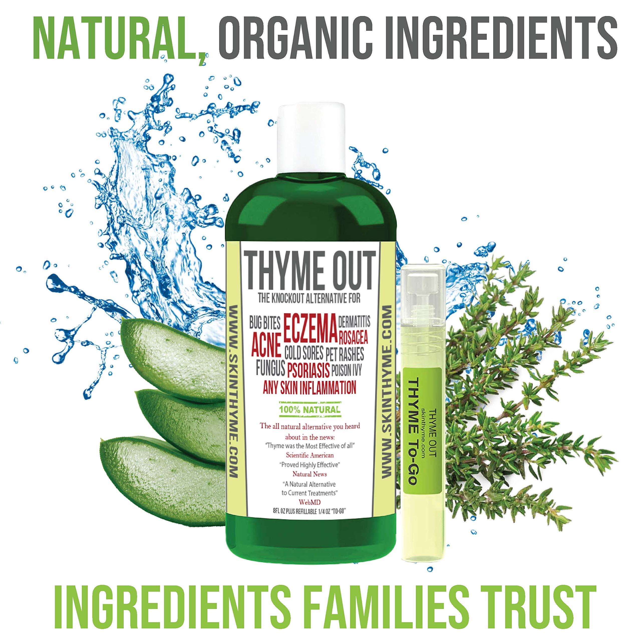 Buy Thyme Out Natural Skin Treatment for Eczema Relief, Psoriasis, Acne
