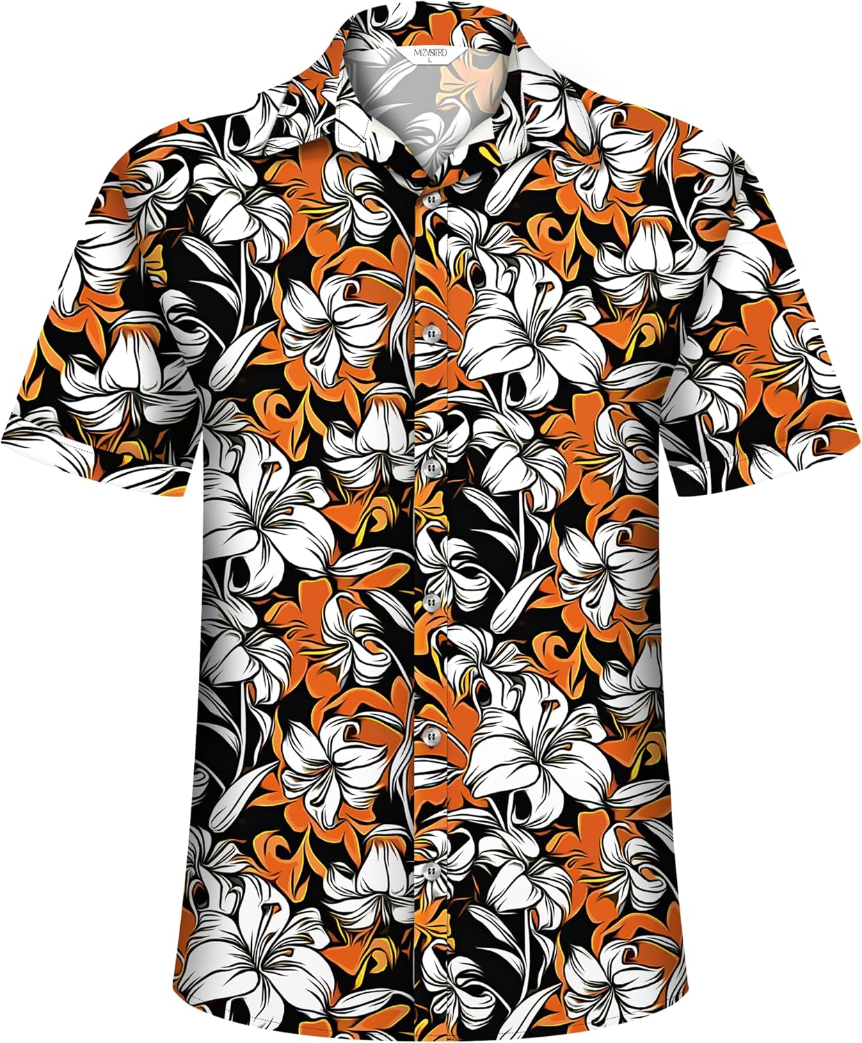 Hawaiian Shirt for Men Tropical Shirts Summer Beach Button Down Short Sleeve Luau Aloha Floral Cruise Vacation Outfit 2026 image 2