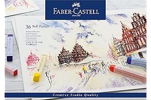 Faber-Castell Soft Pastels: Unrivaled Expression in 36 Brilliant Hues