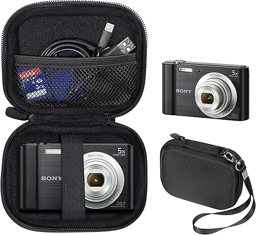 Funda para cámara digital CAMKORY, Fulealfly, Lecran, Sony W800S, DSCW830 Canon PowerShot ELPH360 HS 360350 HS350310190180 Kodak PIXPRO Friendly