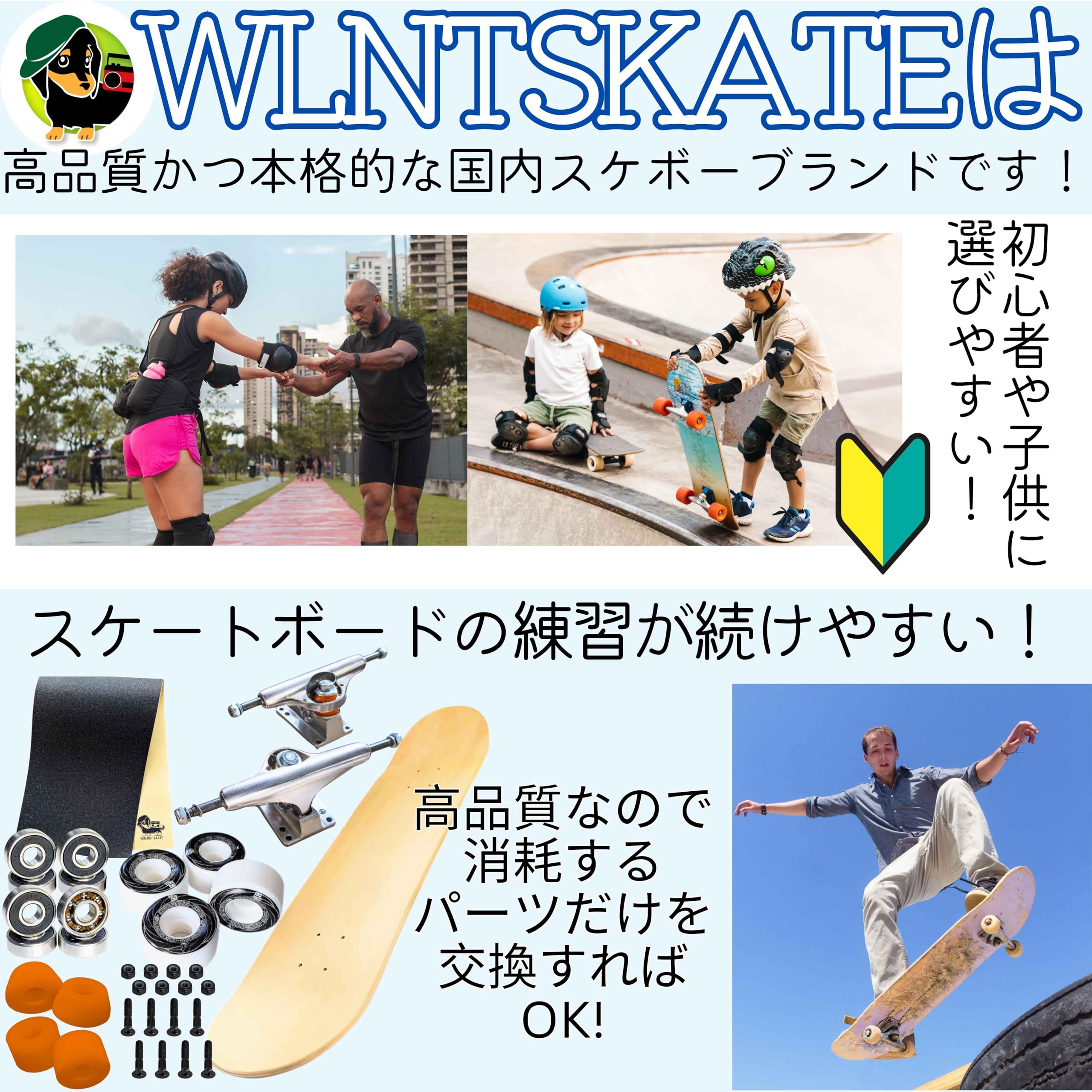 Amazon | WalnutSkate スケートボード 完成品 [MADE IN JAPAN] 競技用