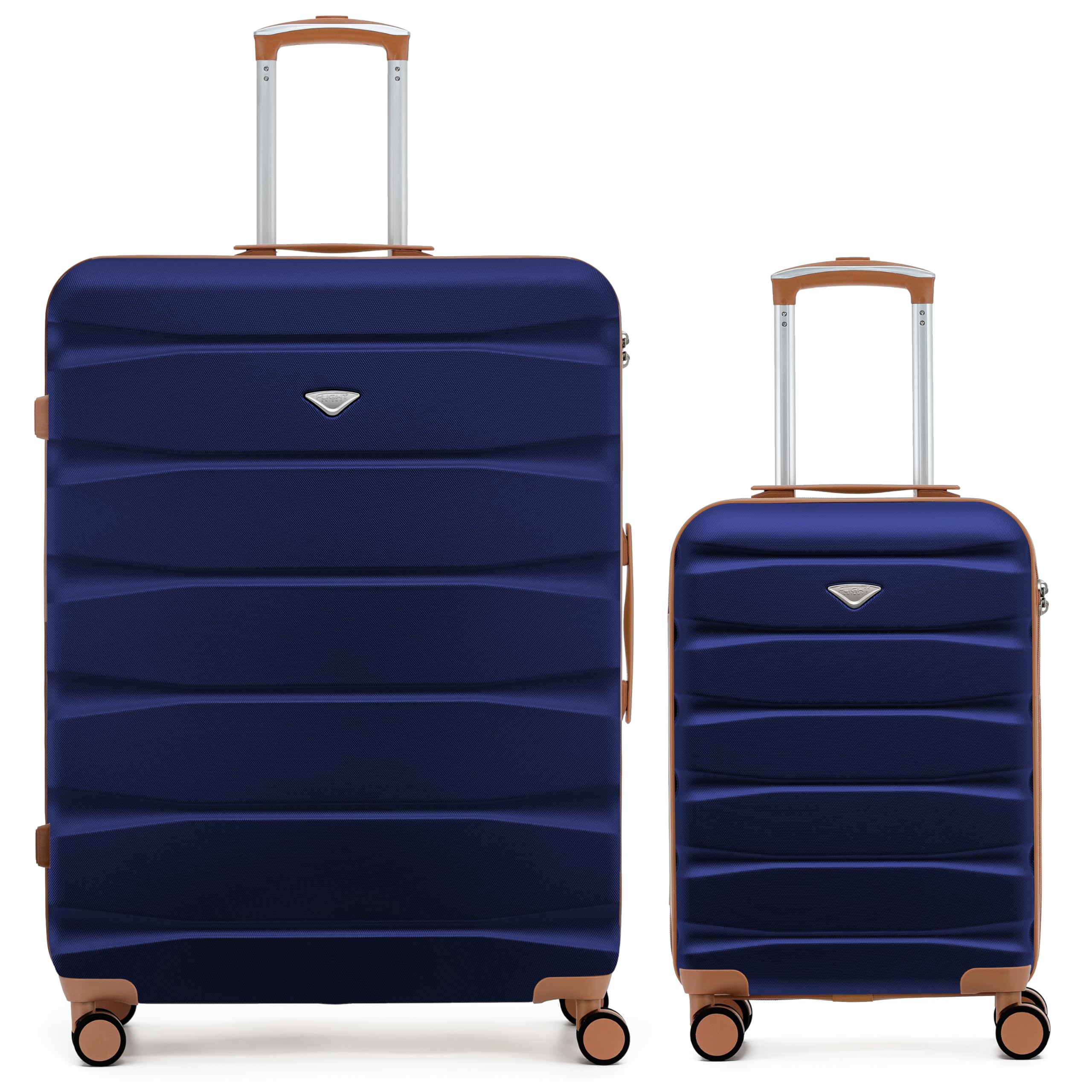 Flight Knight Underseat Cabin Suitcase 45x36x20cm | Free Hand Luggage for EasyJet & Wizz Air | Lightweight ABS Hard Shell with 8 Silent-Glide Spinner Wheels | Max Space Travel Bag — view 118