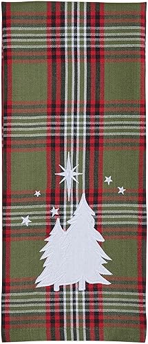 Miniatura 2 de Park Designs North Star - Juego de 2 paños de cocina decorativos con diseño de árbol de Navidad blanco para decoración de invierno y vacaciones,