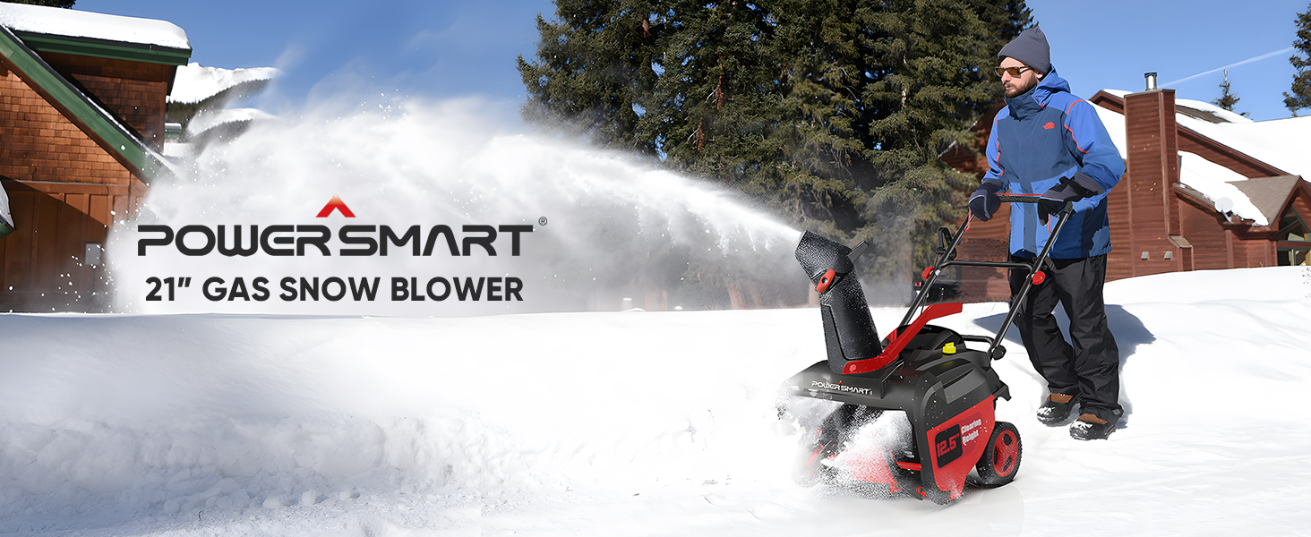 Amazon.com : PowerSmart 21 in. Single Stage Gas Snow Blower with