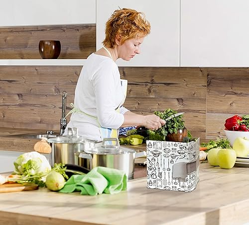 Miniatura 5 de Better Kitchen Products - Carpeta de recetas de 8.5 x 9.5 pulgadas, juego organizador de 3 anillos (con 50 protectores de páginas, 100 tarjetas de