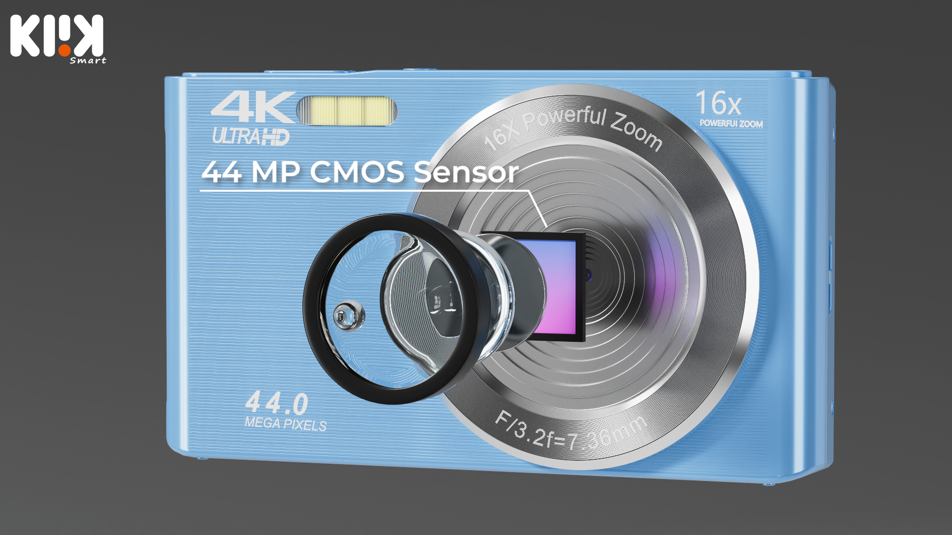 Amazon.com : SMARTKLIK Digital Camera for Teens, FHD 4K 44MP with