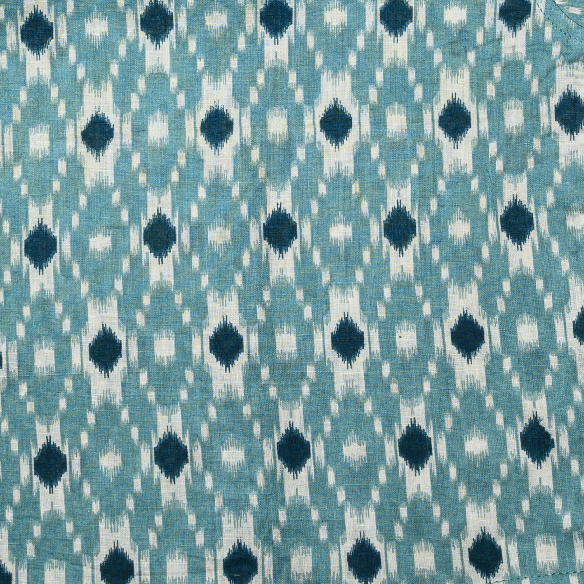 100% Organic Cotton Ikkat Block Print Shirt for Babies and Toddlers (18-24 Months) Green 1