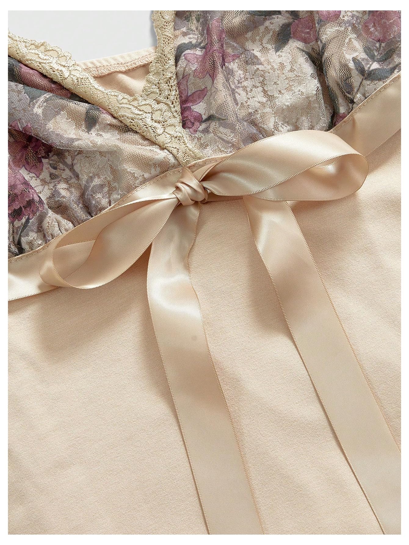 SOLY HUX Women's Coquette Tank Tops Y2K Lace Trim Crop Top Bowknot Deep V Neck Sleeveless Camisole Blouse Plain Pink Small