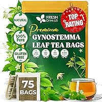 Vista 134 de FreshDrinkUS, 75 bolsas de té de cardo mariano premium, 100% natural y puro de semillas de cardo mariano. Té de hierbas con semillas de cardo