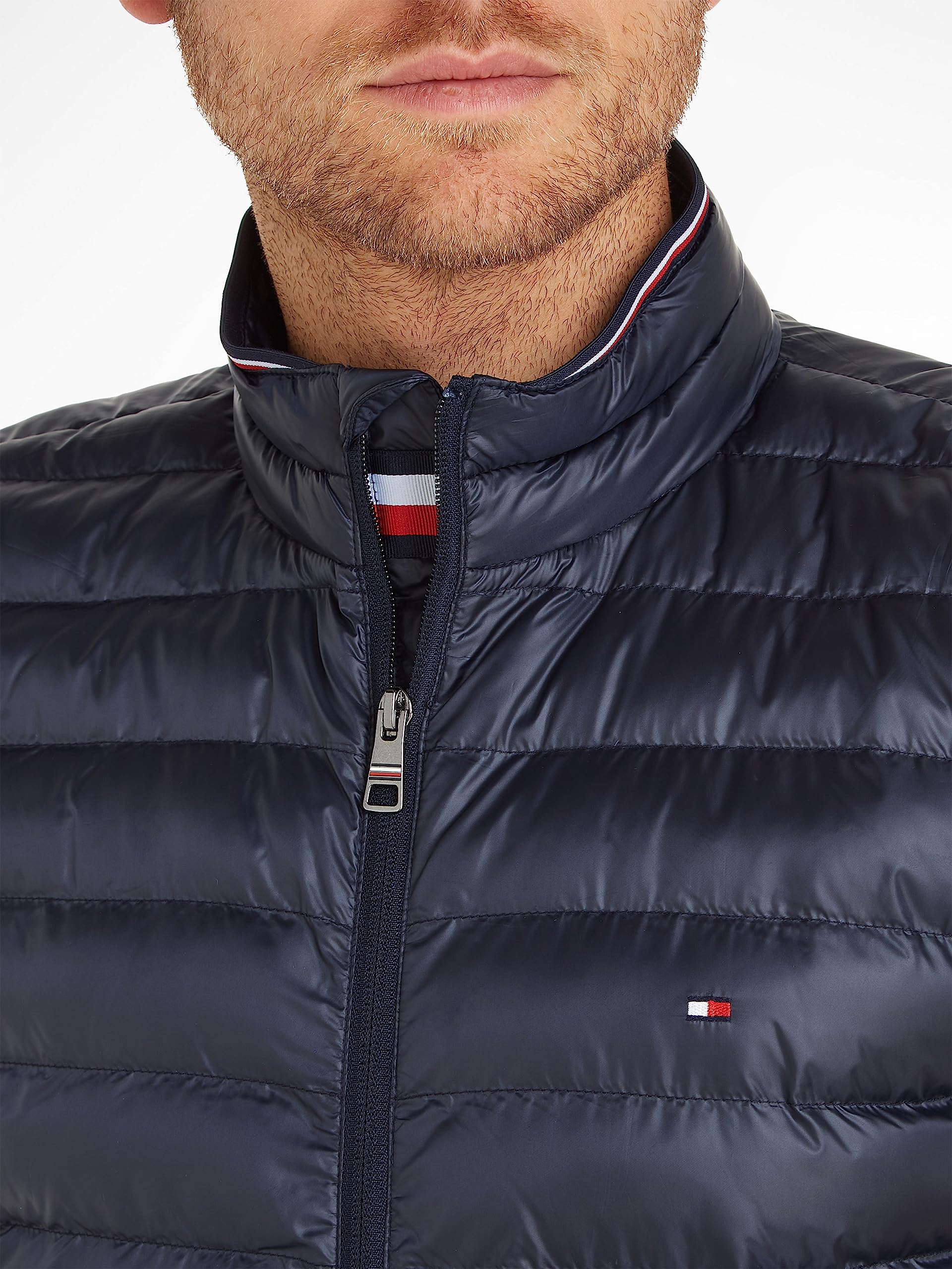 Tommy Hilfiger Hombre Chaleco Packable Recycled Chaleco acolchado