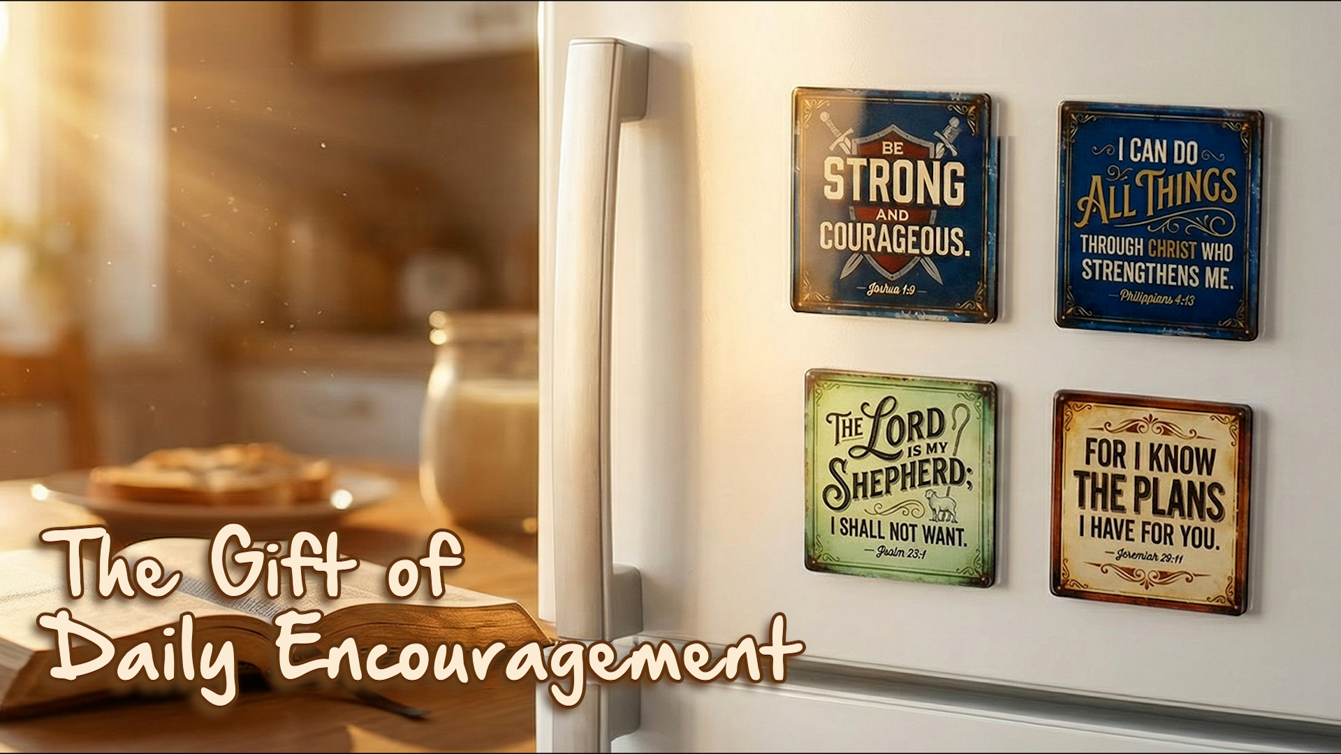 4 Imanes Cristianos para Refrigerador de Acrílico miniatura 7