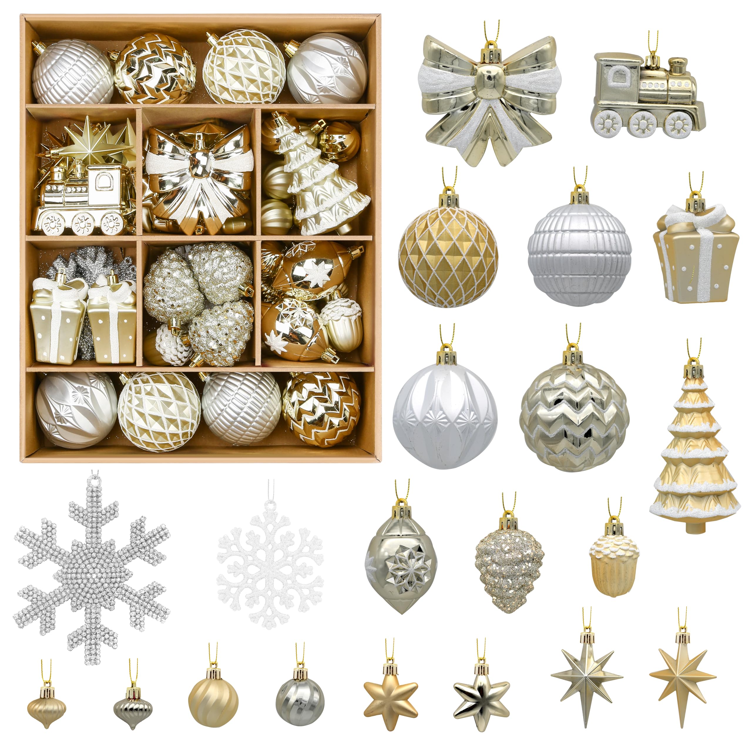 Boules De Noël En Plastique Incassables - Rouge - Décorations Pour