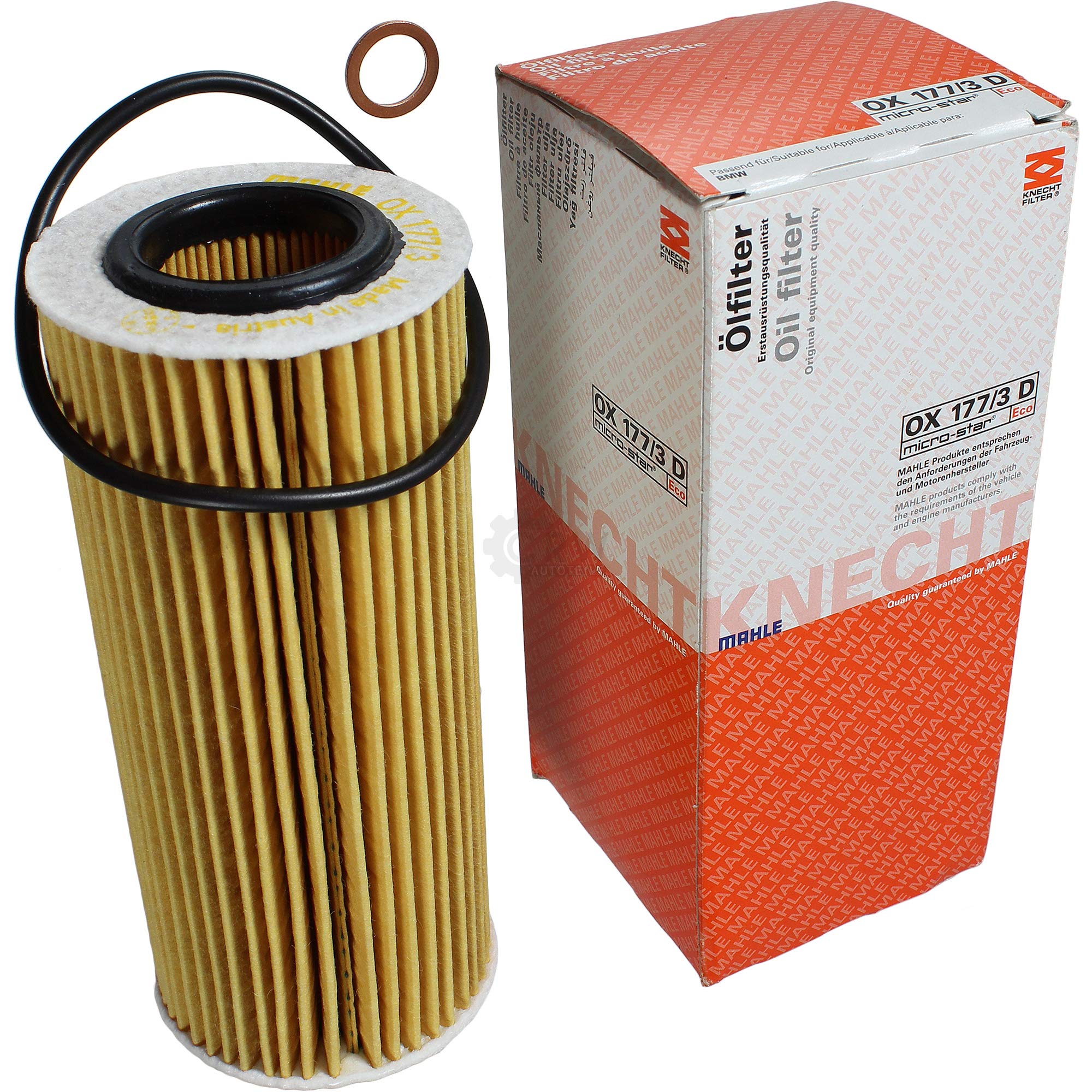 Paquete de inspección Kit de mantenimiento con filtro de aceite OX 177/3D, filtro de combustible KL 169/4D, tornillo de cierre