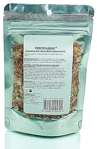 Himalayan Salt for Ceramic Inhaler or Neti Pot Refill Asthma Allergy Sinus - 4.5 OZ