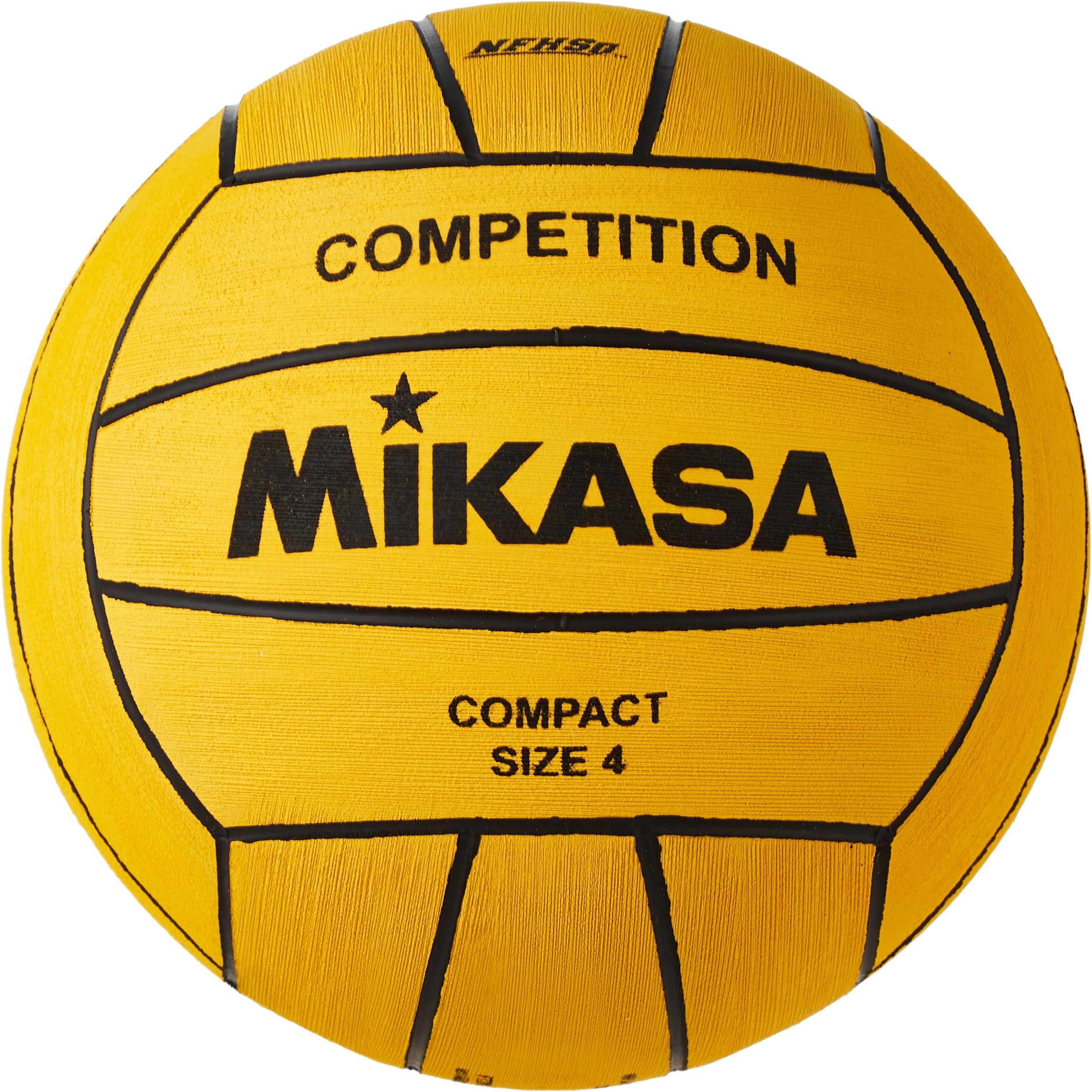 W5009 - Mikasa Sports Competition Women's Water Polo Ball, Yellow, Size 4